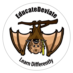 EducateDeviate logo by Marty Whitmore
